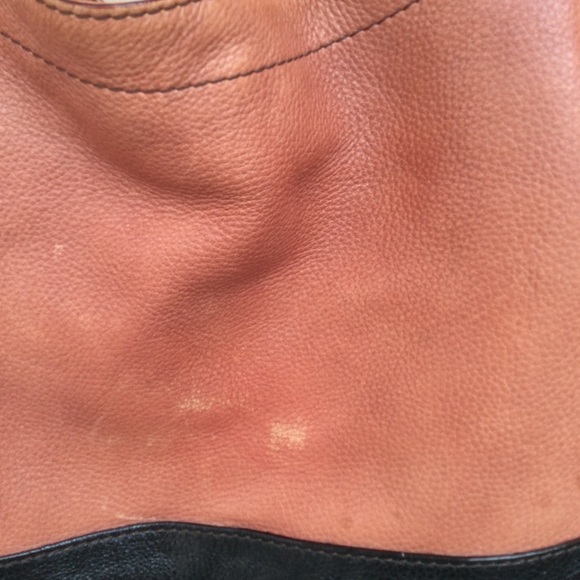 🛑SOLD🛑 OrYany ‘Amanda’ Black/Brown Leather Shoulder Bag. - Picture 7 of 8